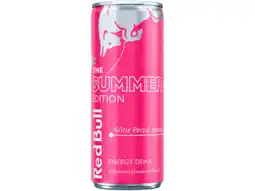 Hoogvliet Red Bull Summer edition witte perzik aanbieding