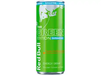Hoogvliet Red Bull Green sugarfree curuba vlierbloesem aanbieding