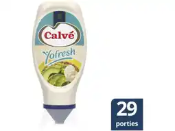 Hoogvliet Calvé Knijpfles Yofresh Mayonaise aanbieding
