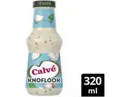 Hoogvliet Calvé Saus fles knoflook aanbieding