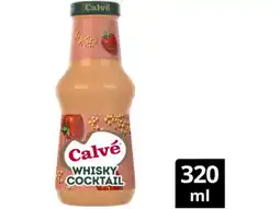 Hoogvliet Calvé Saus fles whisky cocktail aanbieding