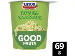 Hoogvliet Unox Goodpasta romige kaassaus en broccoli aanbieding