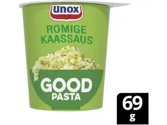 Hoogvliet Unox Goodpasta romige kaassaus en broccoli aanbieding