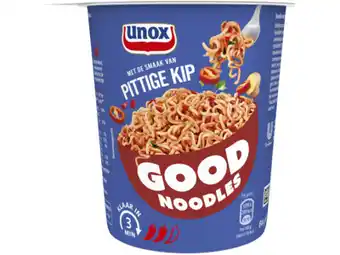 Hoogvliet Unox Good noodles spicy chicken aanbieding
