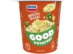 Hoogvliet Unox Good potatoes broccoli aanbieding