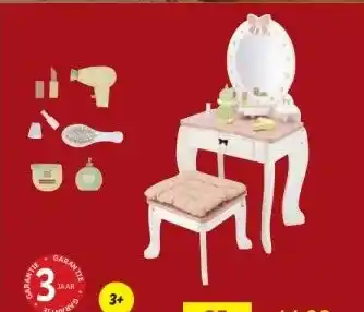 Lidl LUPILU Houten speelgoed- make-uptafel aanbieding