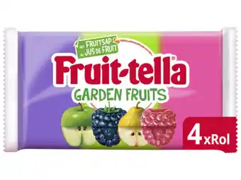 Hoogvliet Fruittella Garden fruits rollen aanbieding