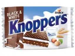 Hoogvliet Knoppers Wafel black white aanbieding