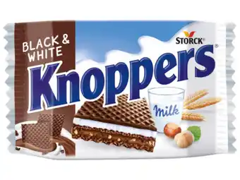 Hoogvliet Knoppers Wafel black white aanbieding
