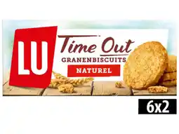 Hoogvliet Lu Time Out granenbiscuits naturel aanbieding