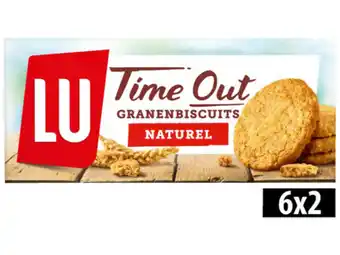Hoogvliet Lu Time Out granenbiscuits naturel aanbieding