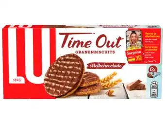 Hoogvliet Lu Time Out melkchocolade aanbieding