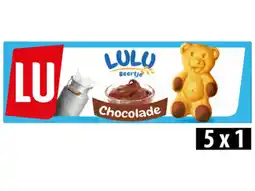 Hoogvliet Lu LUBeertje koekjes met chocolade aanbieding