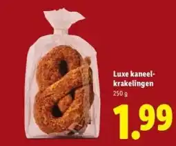 Lidl Luxe kaneel- krakelingen aanbieding