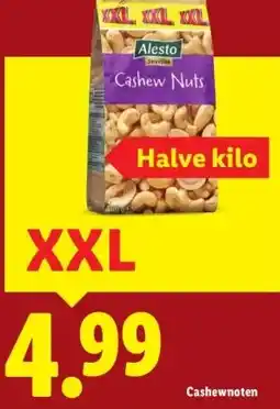 Lidl Cashewnoten aanbieding