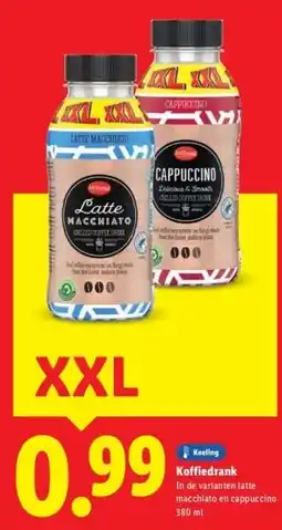 Lidl Koeling Koffiedrank aanbieding