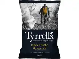 Hoogvliet Tyrrells Black truffle & sea salt chips aanbieding