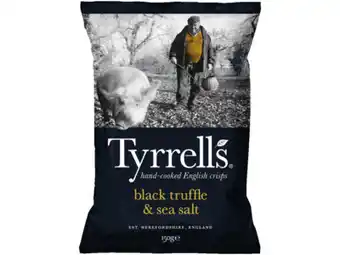 Hoogvliet Tyrrells Black truffle & sea salt chips aanbieding