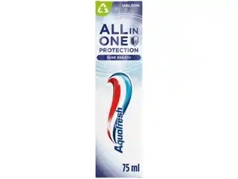 Hoogvliet Aquafresh All in one protection pure breath aanbieding