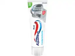 Hoogvliet Aquafresh Tandsteen controle tandpasta voor gezonde tanden aanbieding