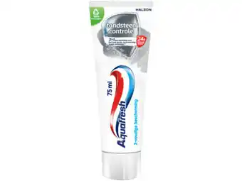 Hoogvliet Aquafresh Tandsteen controle tandpasta voor gezonde tanden aanbieding