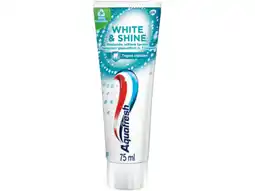 Hoogvliet Aquafresh White & Shine tandpasta voor wittere tanden aanbieding