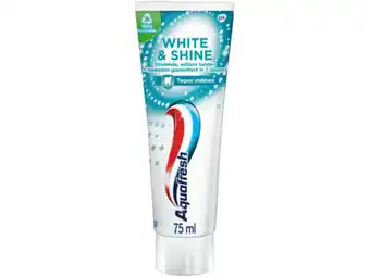 Hoogvliet Aquafresh White & Shine tandpasta voor wittere tanden aanbieding