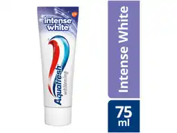 Hoogvliet Aquafresh Tandpasta intense white aanbieding