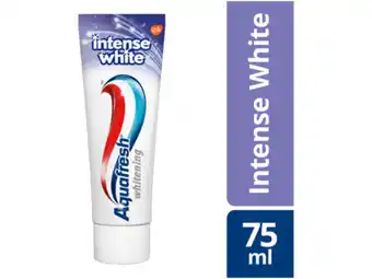 Hoogvliet Aquafresh Tandpasta intense white aanbieding