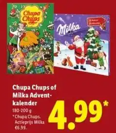 Lidl Chupa Chups of Milka Advent- kalender aanbieding