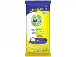 Hoogvliet Dettol Citrus wipes maxi aanbieding