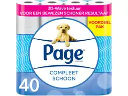 Hoogvliet Page wc papier - Compleet Schoon toiletpapier aanbieding