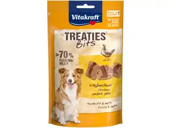 Hoogvliet Vitakraft Treaties Bits met kip 'Bacon Style' aanbieding
