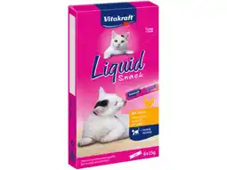 Hoogvliet Vitakraft Liquid Snack met kip en taurine aanbieding