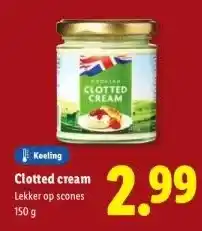 Lidl Clotted cream aanbieding