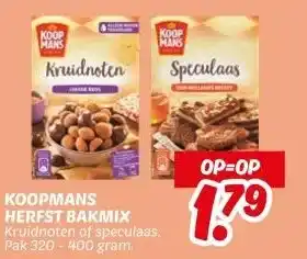 Dekamarkt KOOPMANS HERFST BAKMIX aanbieding