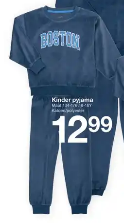 Zeeman Kinder pyjama aanbieding