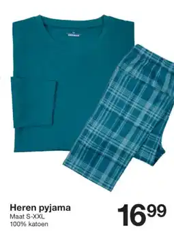 Zeeman Heren pyjama aanbieding