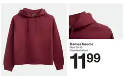 Zeeman Dames hoodie aanbieding