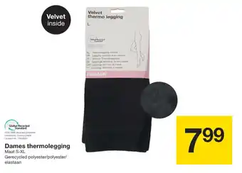 Zeeman Dames thermolegging aanbieding