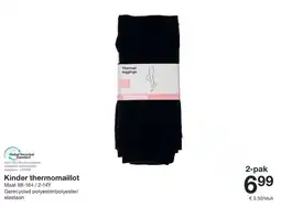 Zeeman Kinder thermomaillot aanbieding