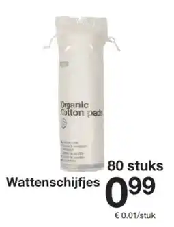 Zeeman Wattenschijfjes aanbieding