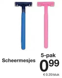 Zeeman Scheermesjes aanbieding