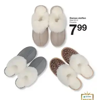 Zeeman Dames sloffen aanbieding