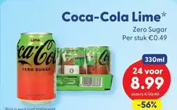 Die Grenze Coca-Cola Lime aanbieding