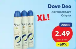 Die Grenze Dove Deo Advanced Care Original aanbieding