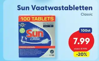 Die Grenze Sun Vaatwastabletten aanbieding