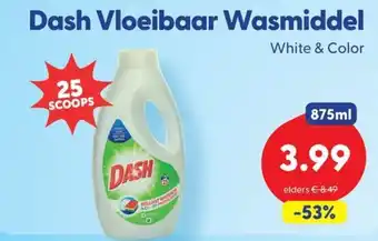 Die Grenze Dash Vloeibaar Wasmiddel aanbieding