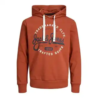 ANWB Jack & Jones Heren Mikk Sweat Hood Rood aanbieding