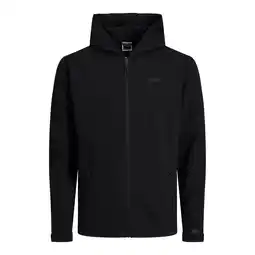 ANWB Jack & Jones Heren Cloud Zip Sweat Hood Zwart aanbieding